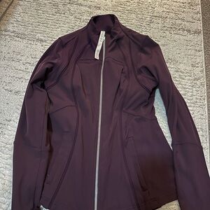 lululemon align jacket maroon, size 12